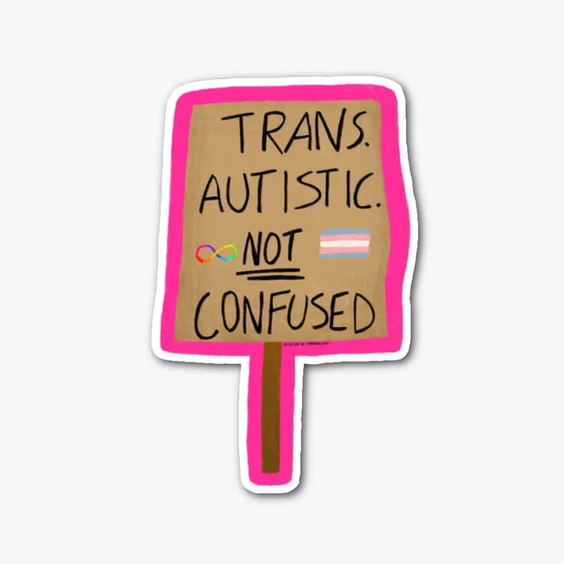 Not confused - Vinyl sticker