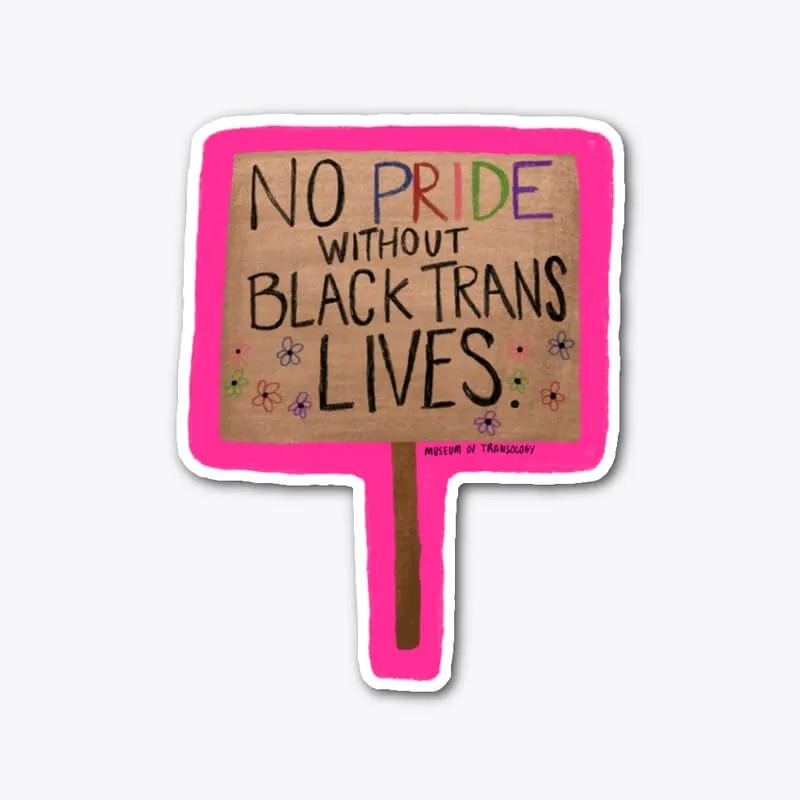 Black trans lives - Vinyl sticker