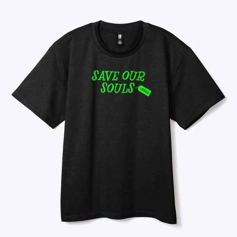 save our souls tshirt front view