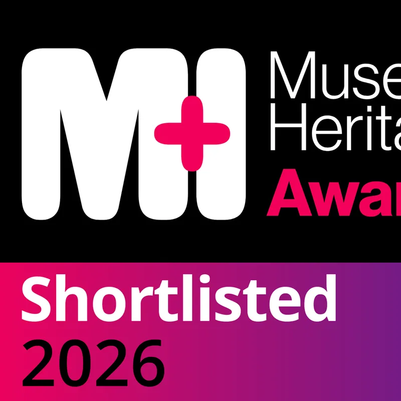 banner reading Museums and heritage awards shortlisted 2026